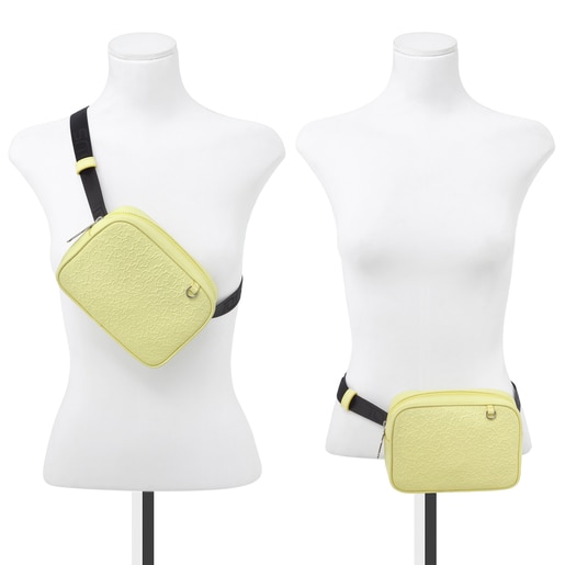 Yellow leather Sira belt bag