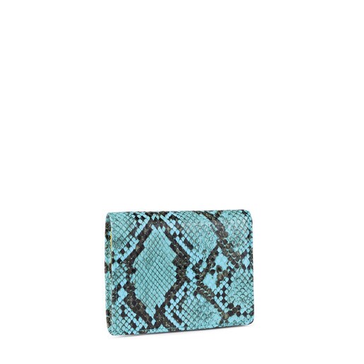Small blue Dorp Wild wallet