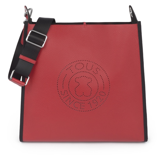Red Leather Leissa Shoulder bag TOUS