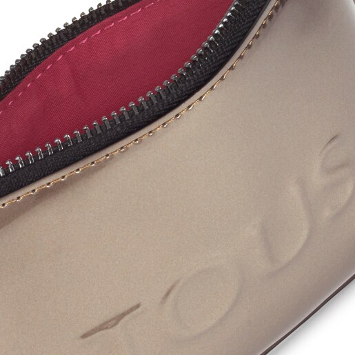 ポーチ  Dorp Logo  フラット  S 合成皮革 グレー