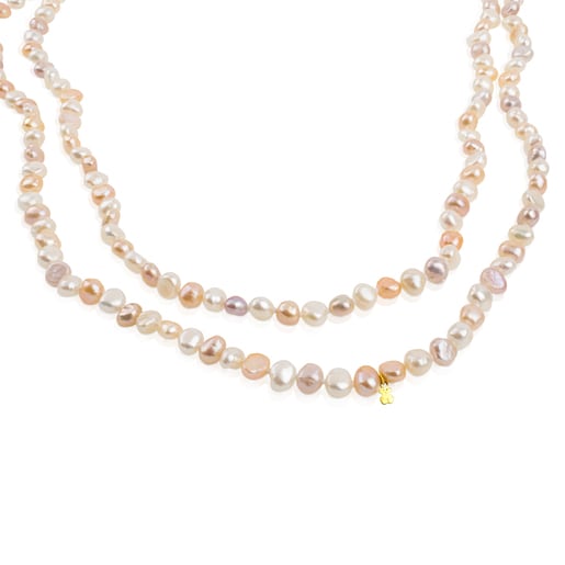 Gold TOUS Pearls Necklace