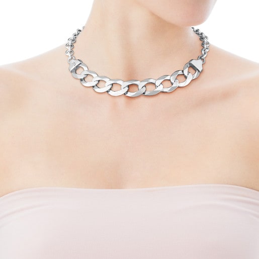 Silver TOUS Basics necklace