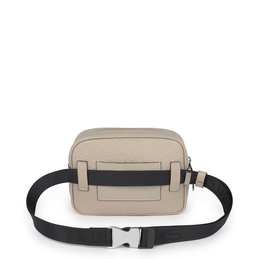 Beige leather Sira belt bag