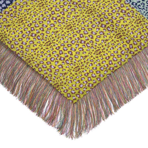 Multicolored Bridgy Triangle scarf