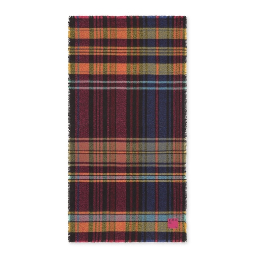 Ellen Tartan foulard multi color