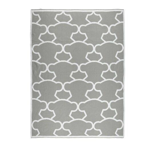 Nile multi-use reversible blanket in Grey