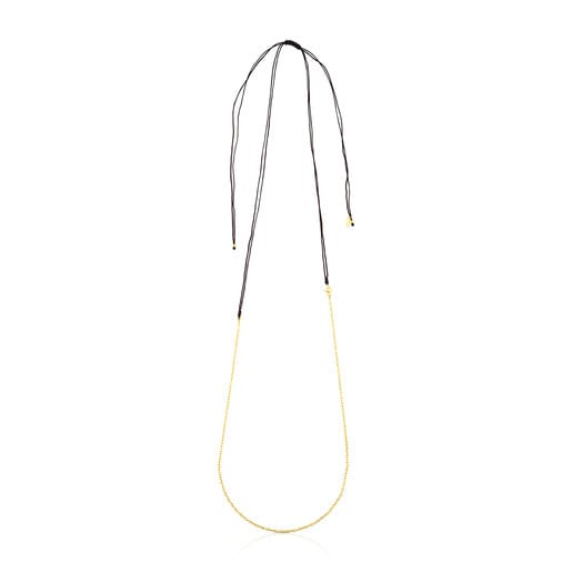 Gargantilla cordón TOUS Chain con baño de oro 18 kt sobre plata 120 cm