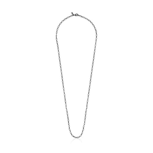 Medium Dark Silver TOUS Chain curbed Chain