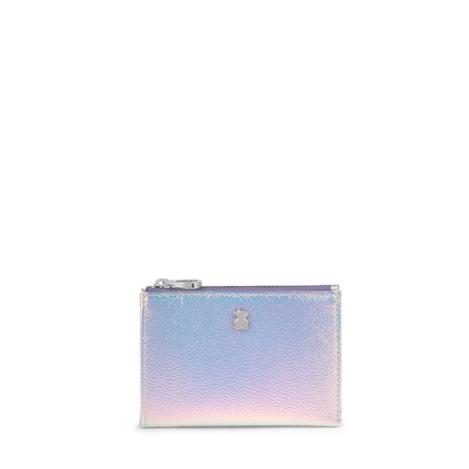 Dúhová fialová peňaženka na drobné a karty Dorp