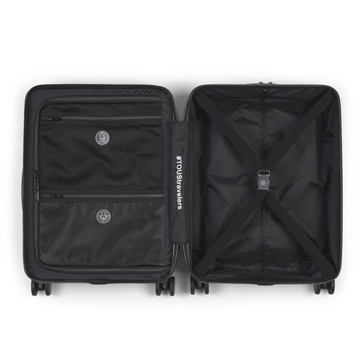 Черная сумка на колесиках TOUS Travelers