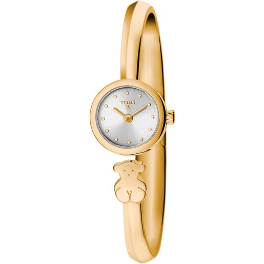 Gold IP Steel Bangly Watch