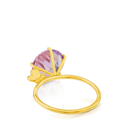 Ivette Ring in Gold with Amethyst