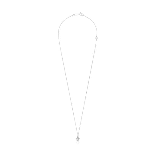 White gold Les Classiques Necklace with medium Diamond rosette