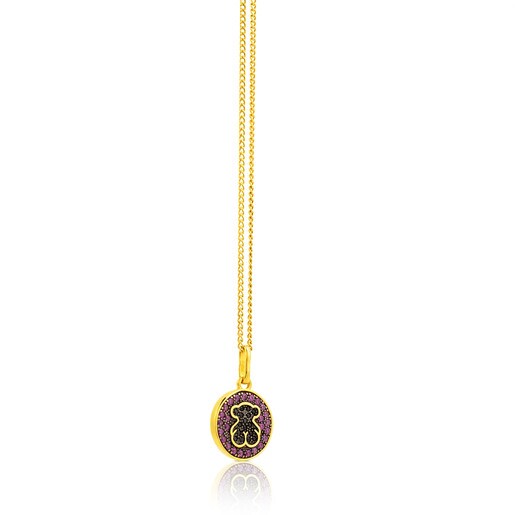 Vermeil Silver Bahía Necklace with Ruby and Spinel