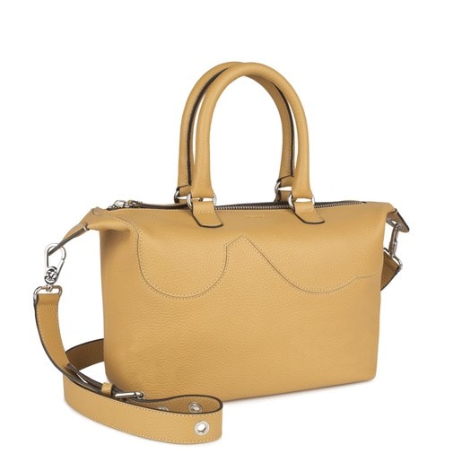 Camel colored Leather Iconica City bag