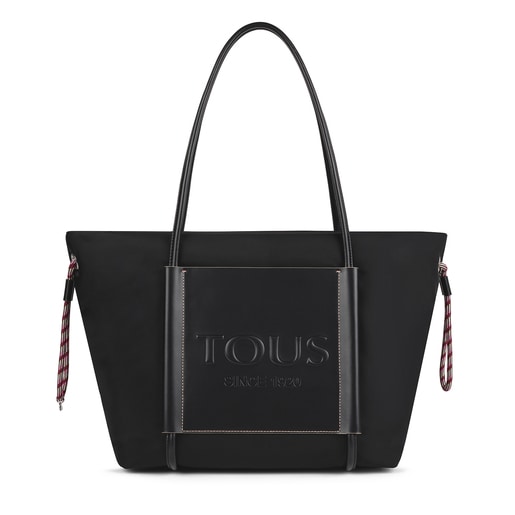 Large black Empire Soft Tote bag