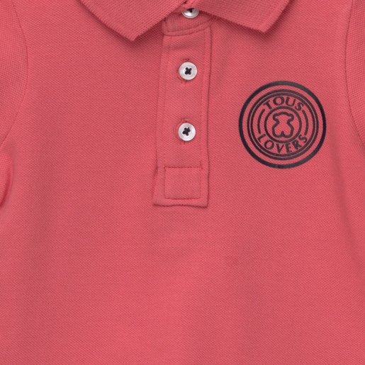 Polo M/C "TOUS Lovers" Coral