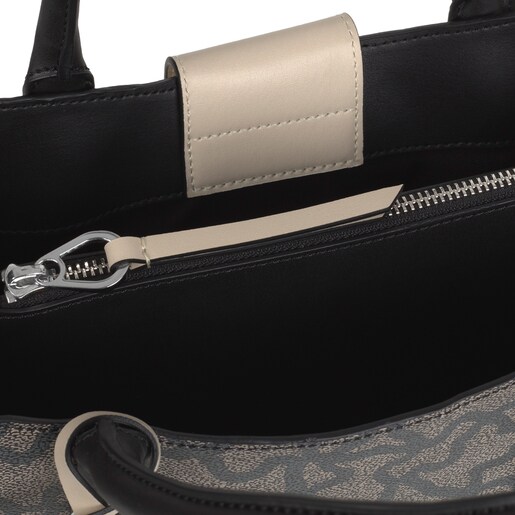 Bolsa City Kaos Icon negro y blanco