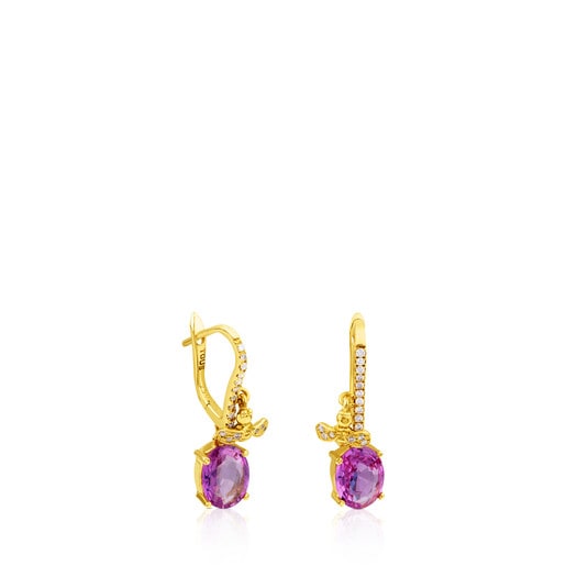ATELIER Precious Gemstones Earrings in Gold with Diamonds and Sapphires