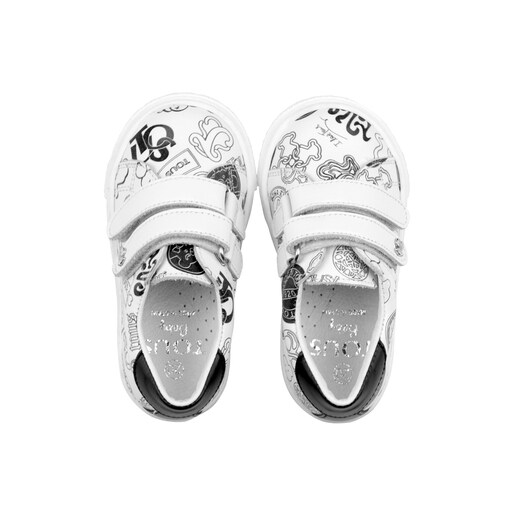 Deportiva de piel Walk Graff Negro