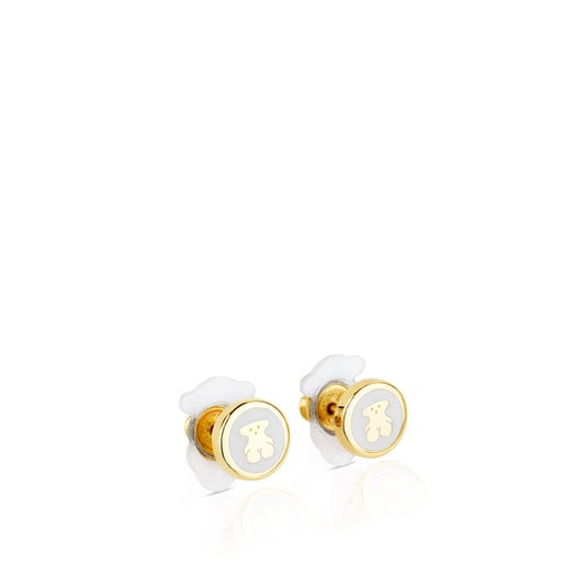 Gold and silver vermeil earrings Whim