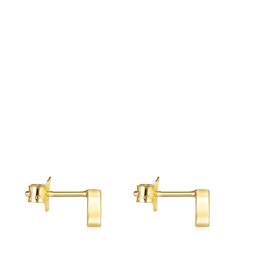Gold TOUS Good Vibes horseshoe Earrings