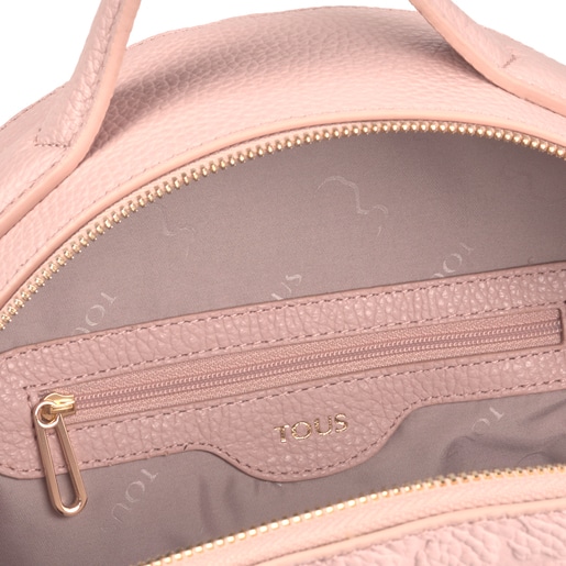 Pink Leather Sherton Backpack