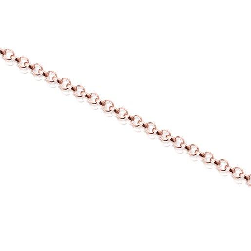 Rose Silver Vermeil TOUS Hold Bracelet 17cm.