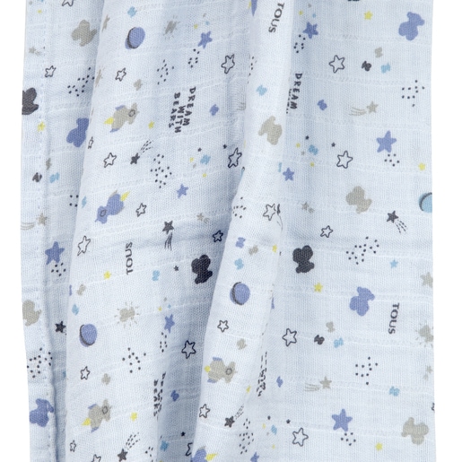 Muselina tous store azul