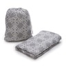 Muse muslin blanket with gauze cover in grey