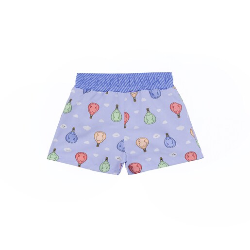 Bañador de niño Globo Azul Celeste