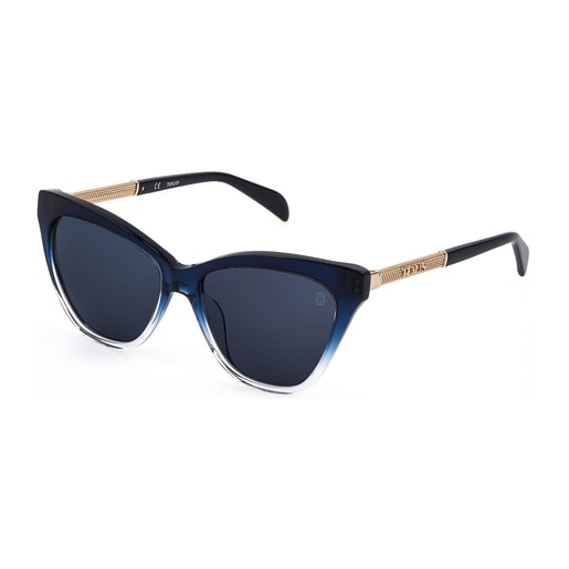 Lunettes de soleil Mesh de couleur bleue