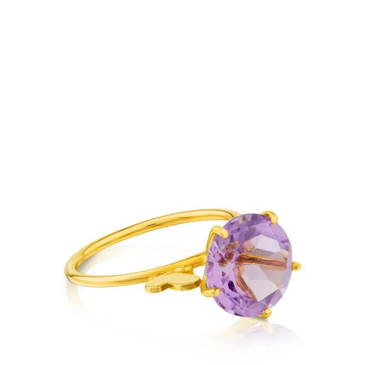 Ivette Ring in Gold with Amethyst