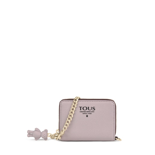 Medium mauve colored TOUS Pop pendant Change purse