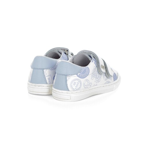 Deportiva de piel Walk Graff Azul Celeste