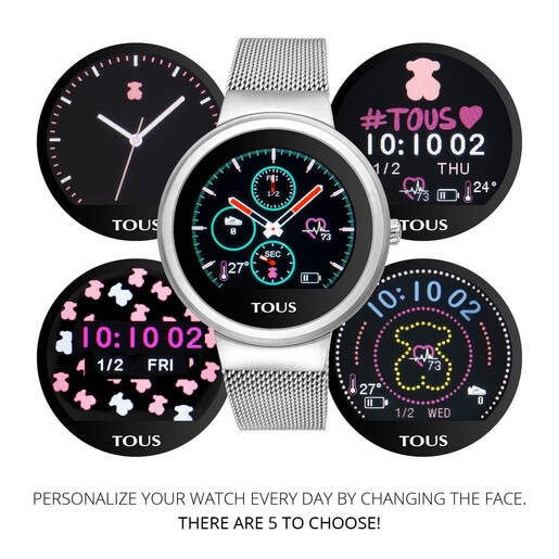 Reloj smartwatch activity Rond Touch de acero
