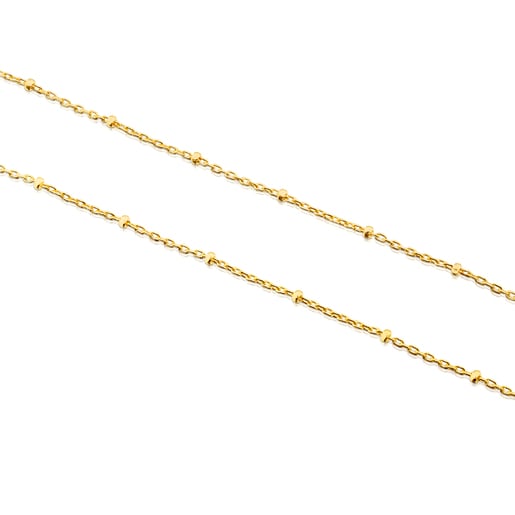 45 cm Gold TOUS Chain Choker with interspersed balls.