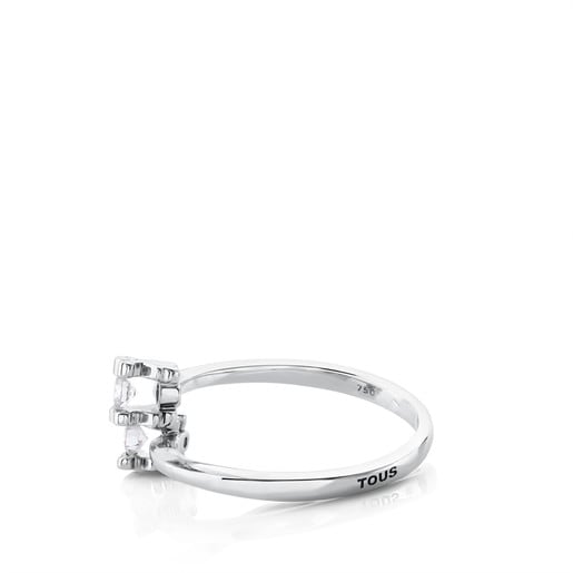White Gold Sweet Diamond Ring with with Diamond
