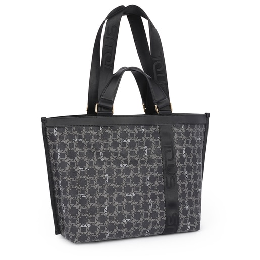 Black Tous Logogram tote bag