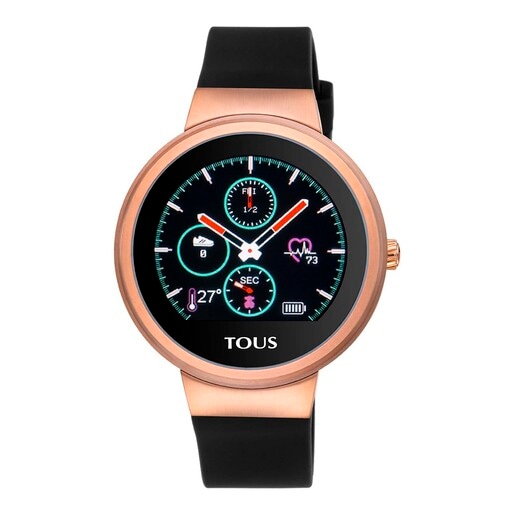 Reloj activity rond touch de acero ip rosado hotsell