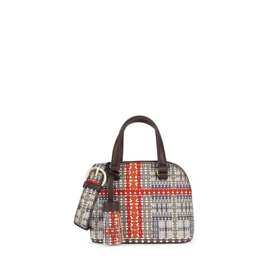 Sac bowling Alicya mini pierre et rouge