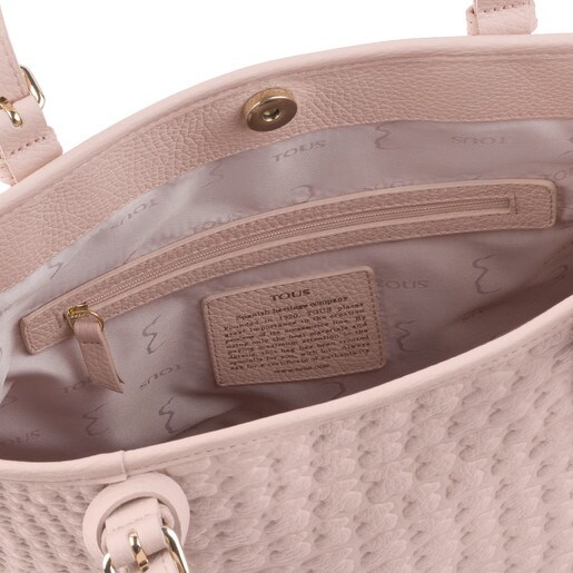 Τσάντα για Ψώνια Sherton από Δέρμα σε ροζ χρώμα