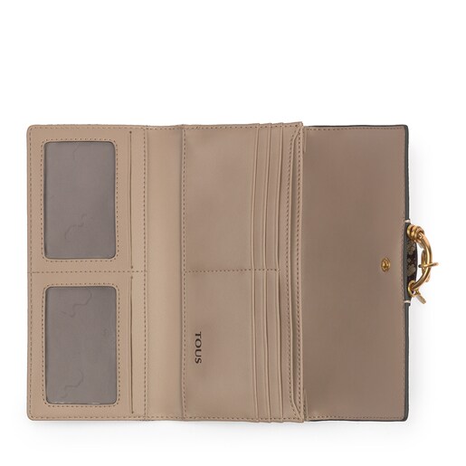 Beige medium Hold Wild wallet TOUS
