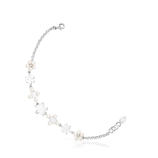 Silver Real Sisy Bracelet with Pearls | TOUS