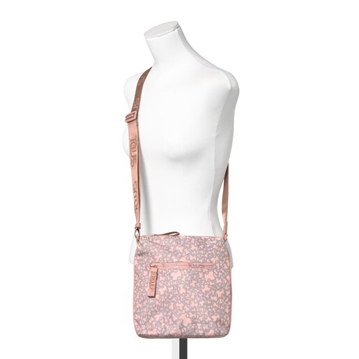 Pink Flat Kaos Mini Sport crossbody bag