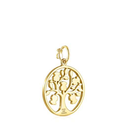 Pendentif TOUS Good Vibes arbre en Argent Vermeil