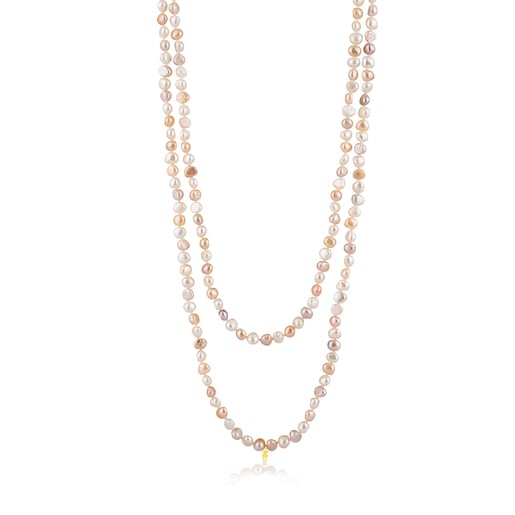 Gold TOUS Pearls Necklace