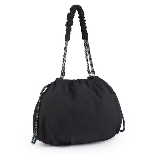 Black T Lux Bucket Bag