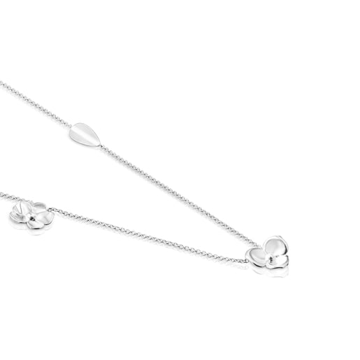 Collier Fragile Nature long en Argent