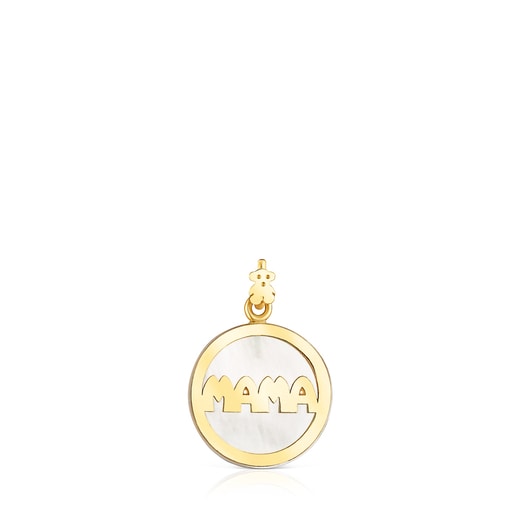 Pendentif TOUS Mama en Or et Nacre